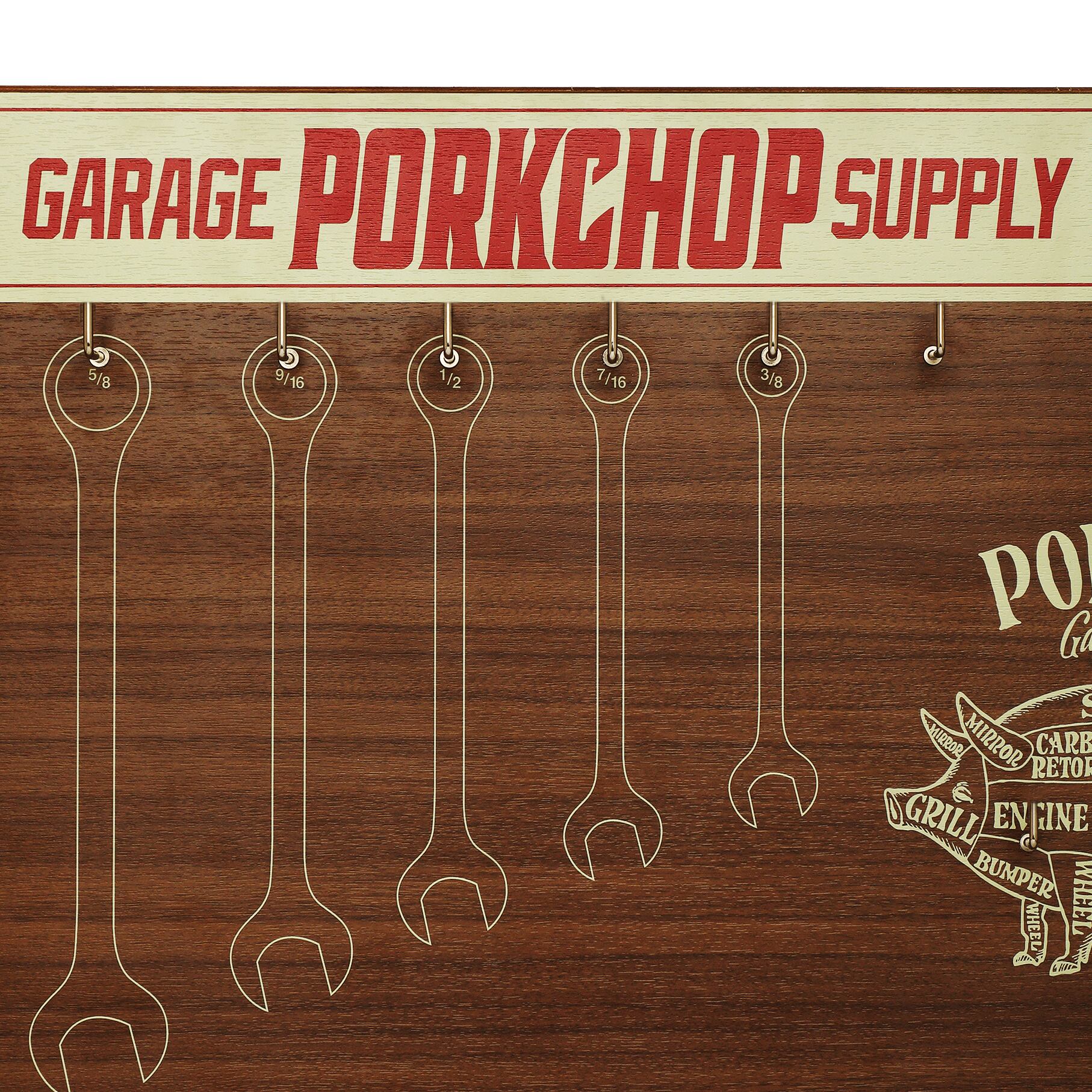 COMBINATION WRENCH RACK | PORKCHOP GARAGE SUPPLY
