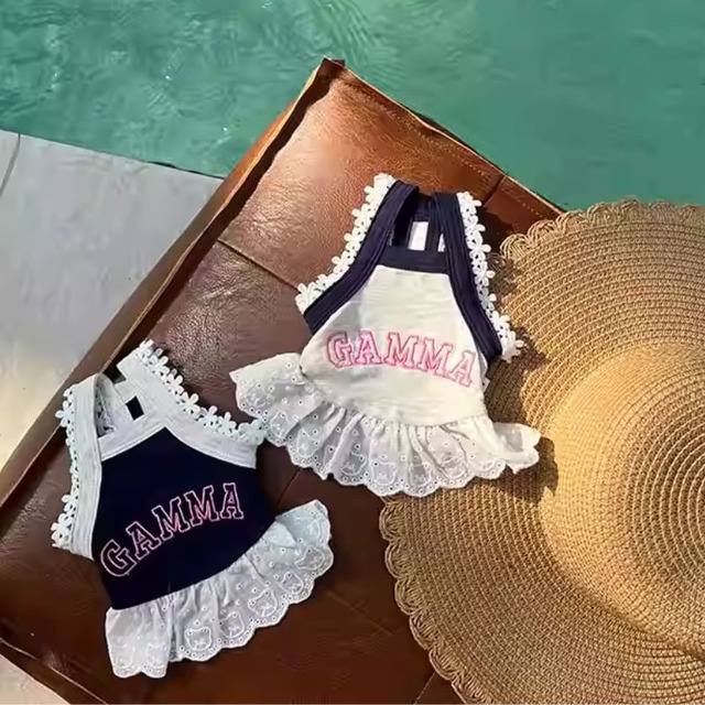 スポーティキャミソールワンピース　犬服　01074