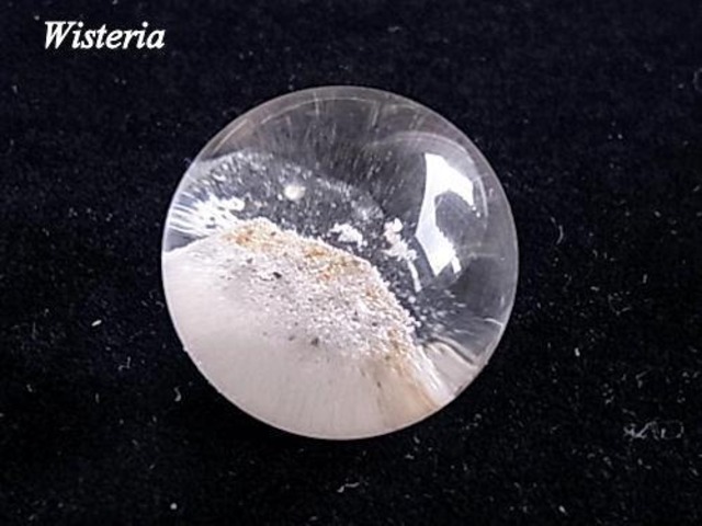 ホワイトガーデンファントム水晶　丸玉03　直径28.2mm