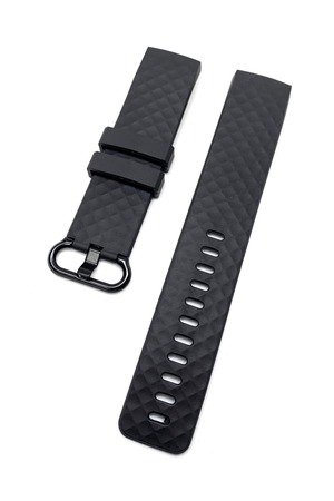 【在庫のみ】wumio Fitbit Charge 3 4 交換バンド 黒 Lサイズ 互換品 交換用 シリコン TPU スマートウォッチ フィットビット チャージ シリコンバンド 交換ベルト 消耗 予備
