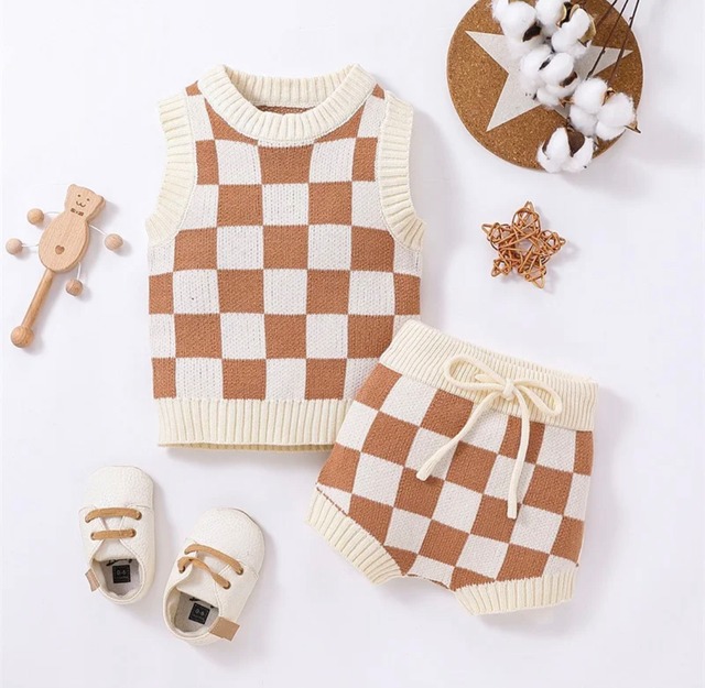 ニットベスト&ショーツ