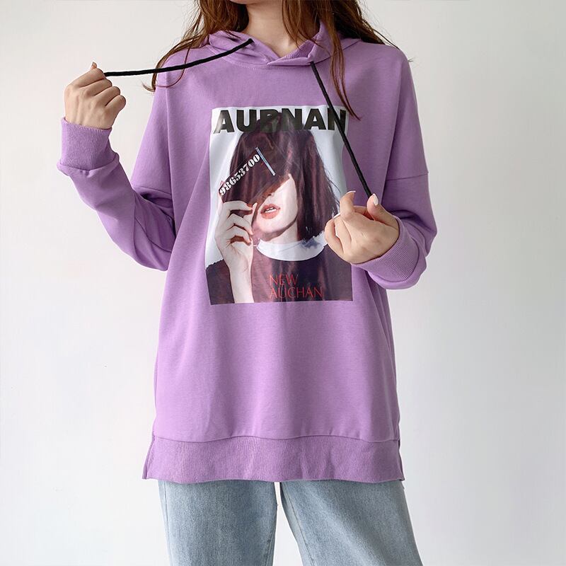 【新作】【送料無料】 2020ピュアコットンオータムスタイルウェア母乳育児フード付きセーターハンドコールドブラウス母服妊娠パーカー 秋物 expec522586900623