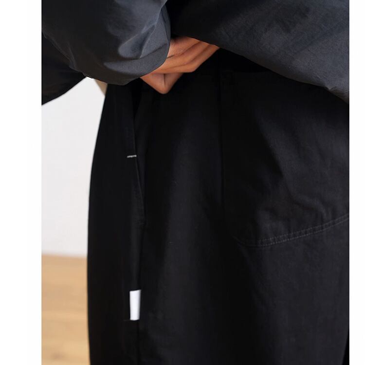 ★PLAIN RETRO CASUAL WIDE LEG PANTS　　　A0726