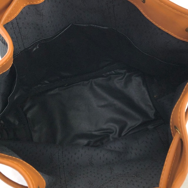 Yves Saint Laurent イヴ サンローラン YSL ロゴ 巾着 ドローストリング ショルダーバッグ ブラウン vintage ヴィンテージ オールド xsyy46