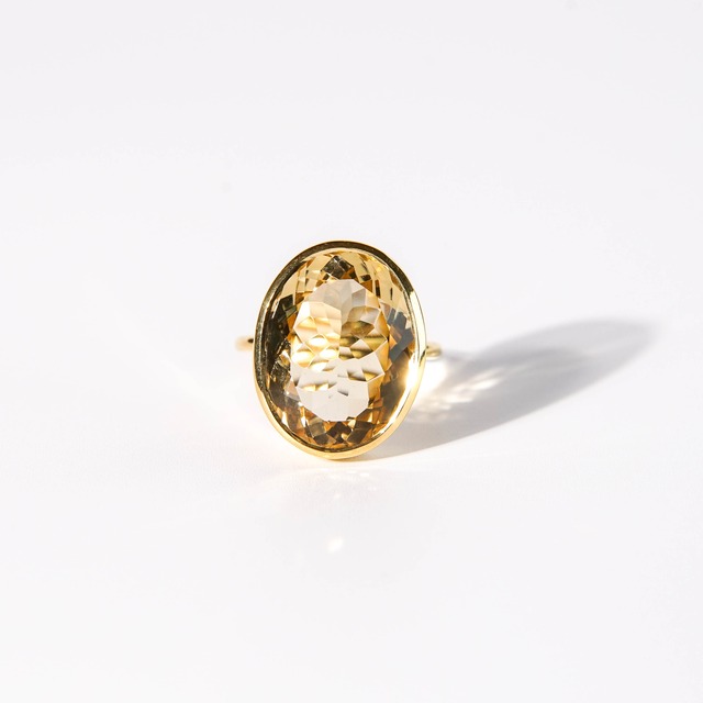 【14号】シトリン リング（グラン）