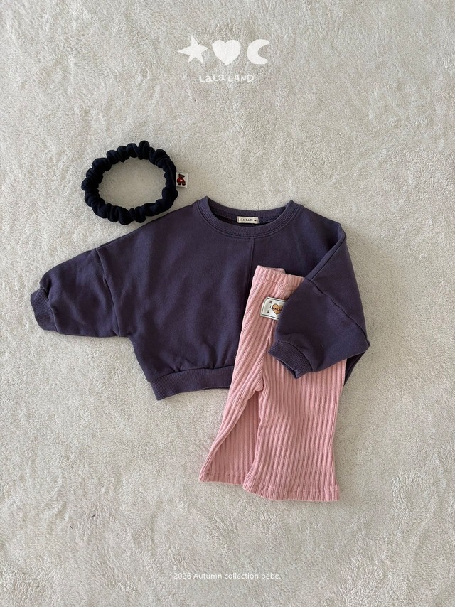 《予約》送料無料【lalaland】bebe ) Circle Sweatshirt