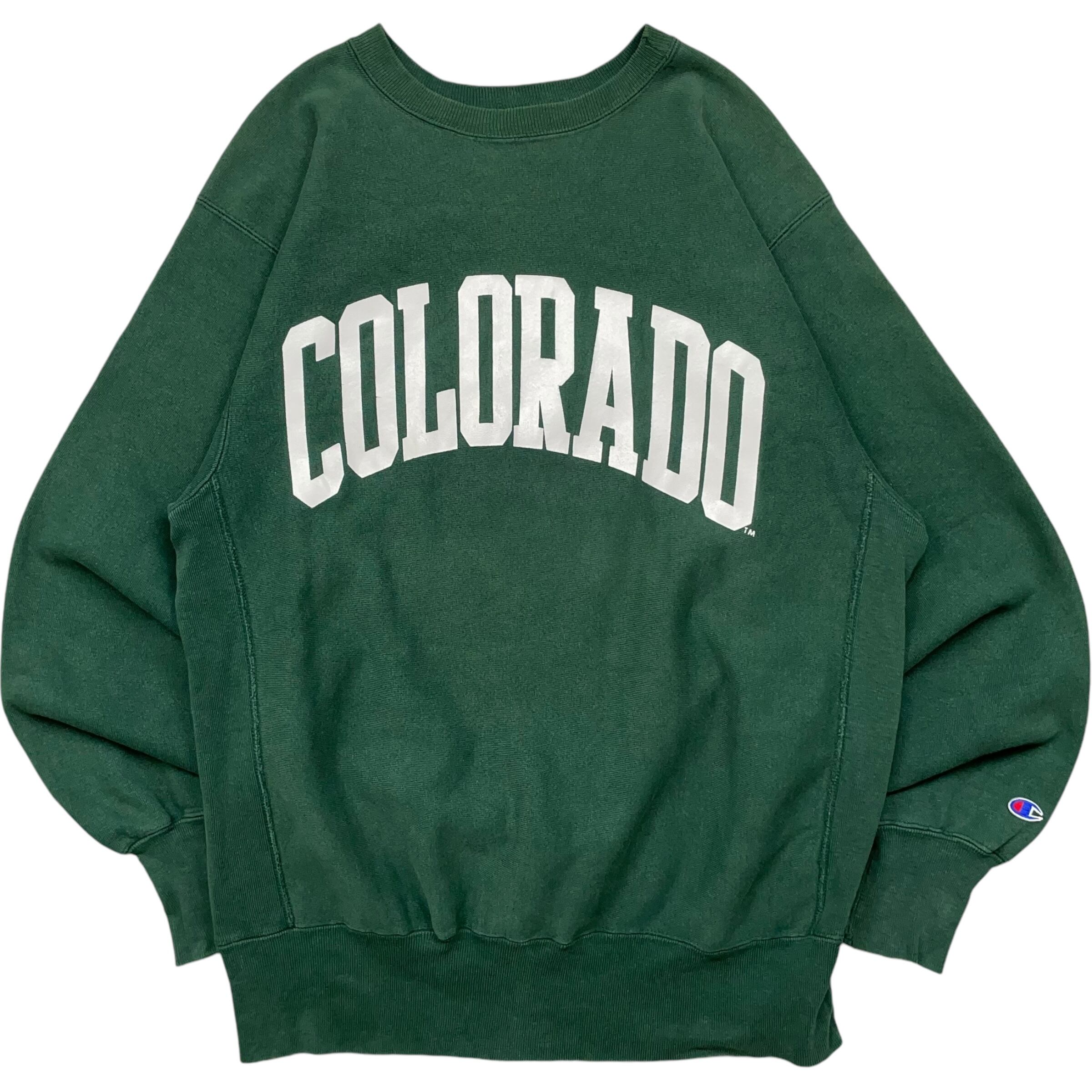 《XL》 champion チャンピオン スウェット リバースウィーブ COLORADO 90年代 vintage USA製 no.4983