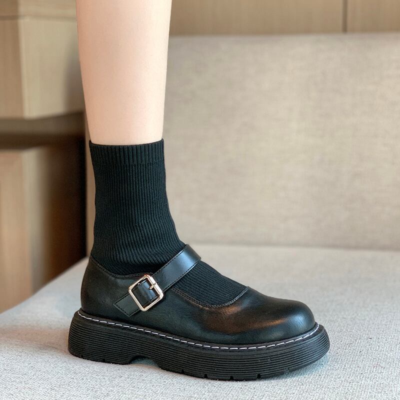 薄手ブーツスプリングオータムスタイルショートソックス 靴 シューズ 春物 秋物 タイツ ストッキング 部族の婦人靴28383912734