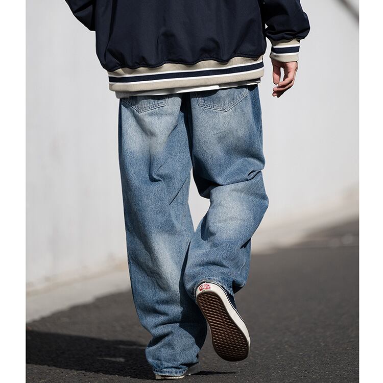 ★WASHED STRAIGHT JEANS　　　17195