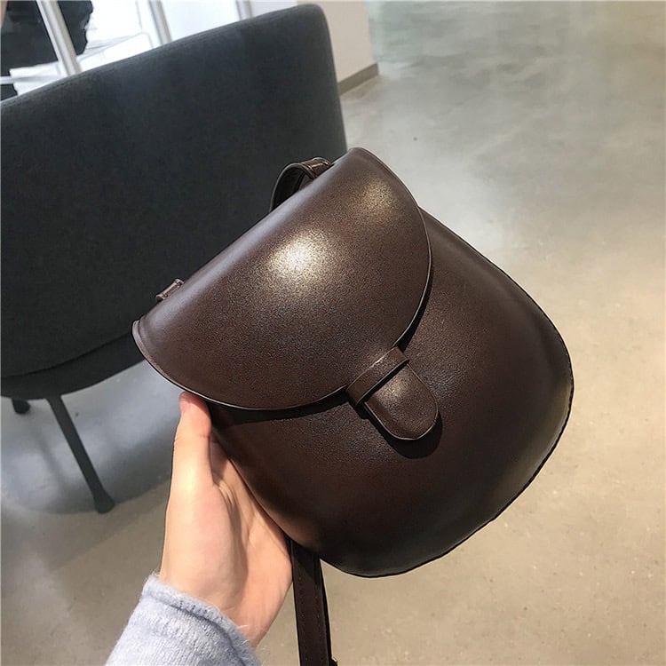 rounded shoulder mini bag