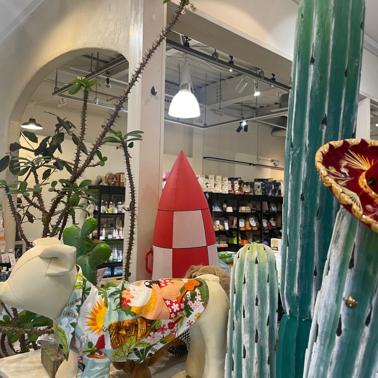 RALオリジナルアロハシャツ サマーサンタ柄 犬服