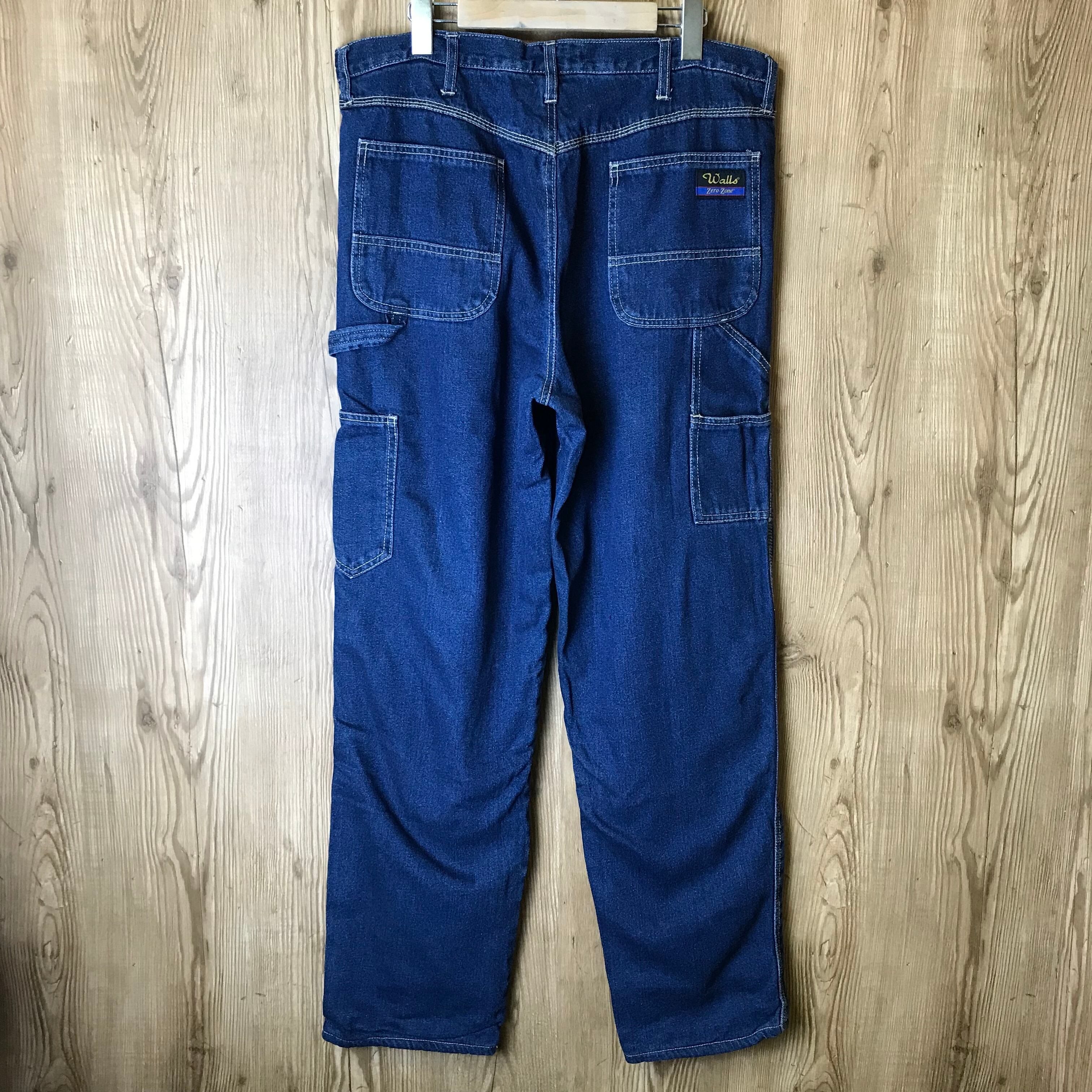 裏地付き Walls Zero-zone デニム ペインターパンツ 34×32 裏地付き Walls Zero-zone デニム ペインターパンツ 34×32