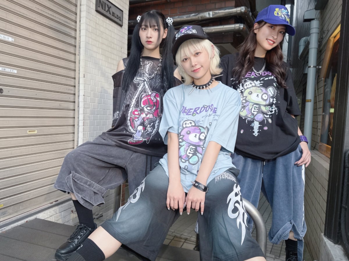 OVERDOSE-ハートを返してよ- Tシャツ / ブラック（HCT-449） | HYPER CORE