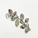 Vintage 925 Silver Big Botanical Brooch