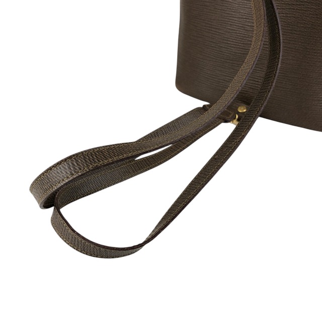 FENDI フェンディ ショルダーバッグ ブラウン FFロゴ レザー 巾着 2WAY vintage ヴィンテージ オールド z6vszr