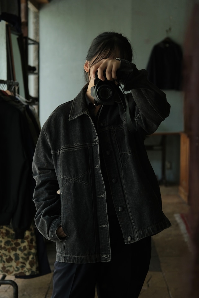 Utah/“MARITHE’ FRANCOIS GIRBAUD” Yarn-dyed denim jacket