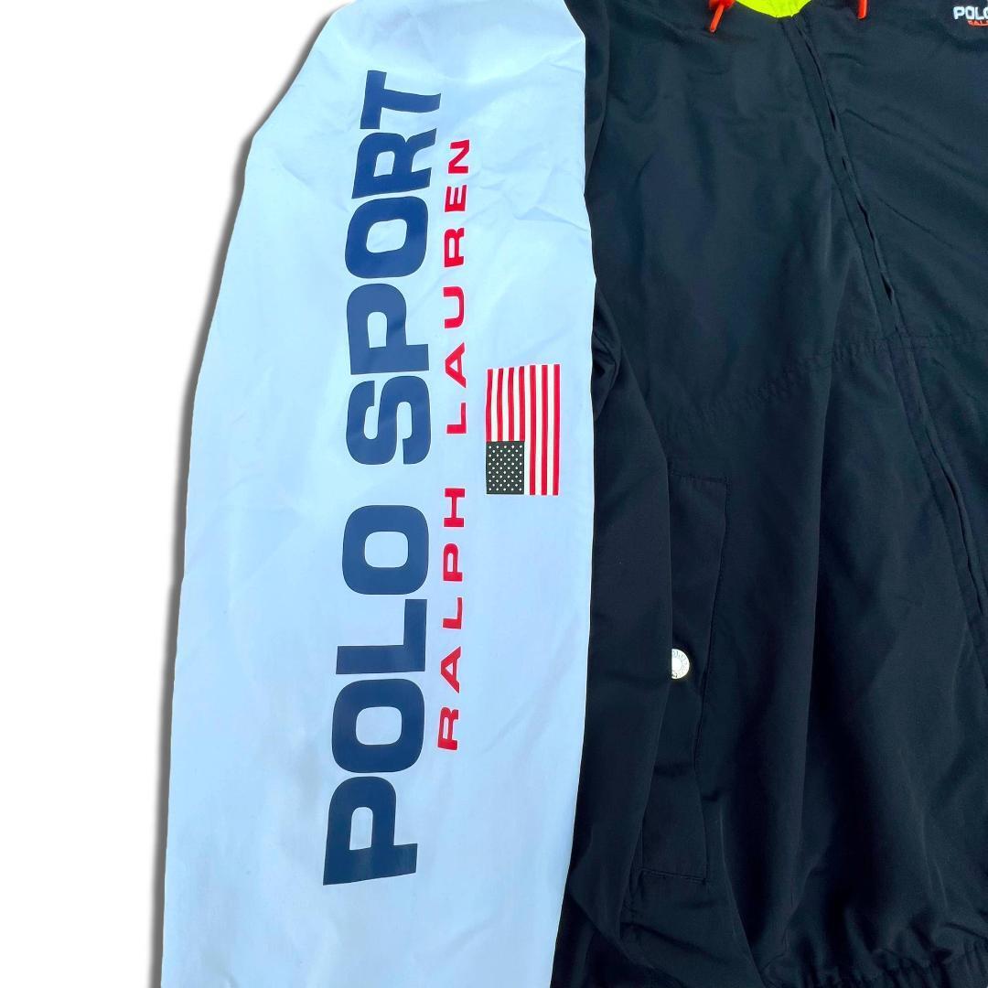 新品 POLO SPORT ナイロンジャケット L ヤンキースカラー ポロスポ ...