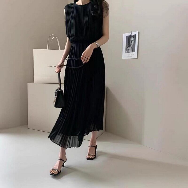 sleeveless vest dress