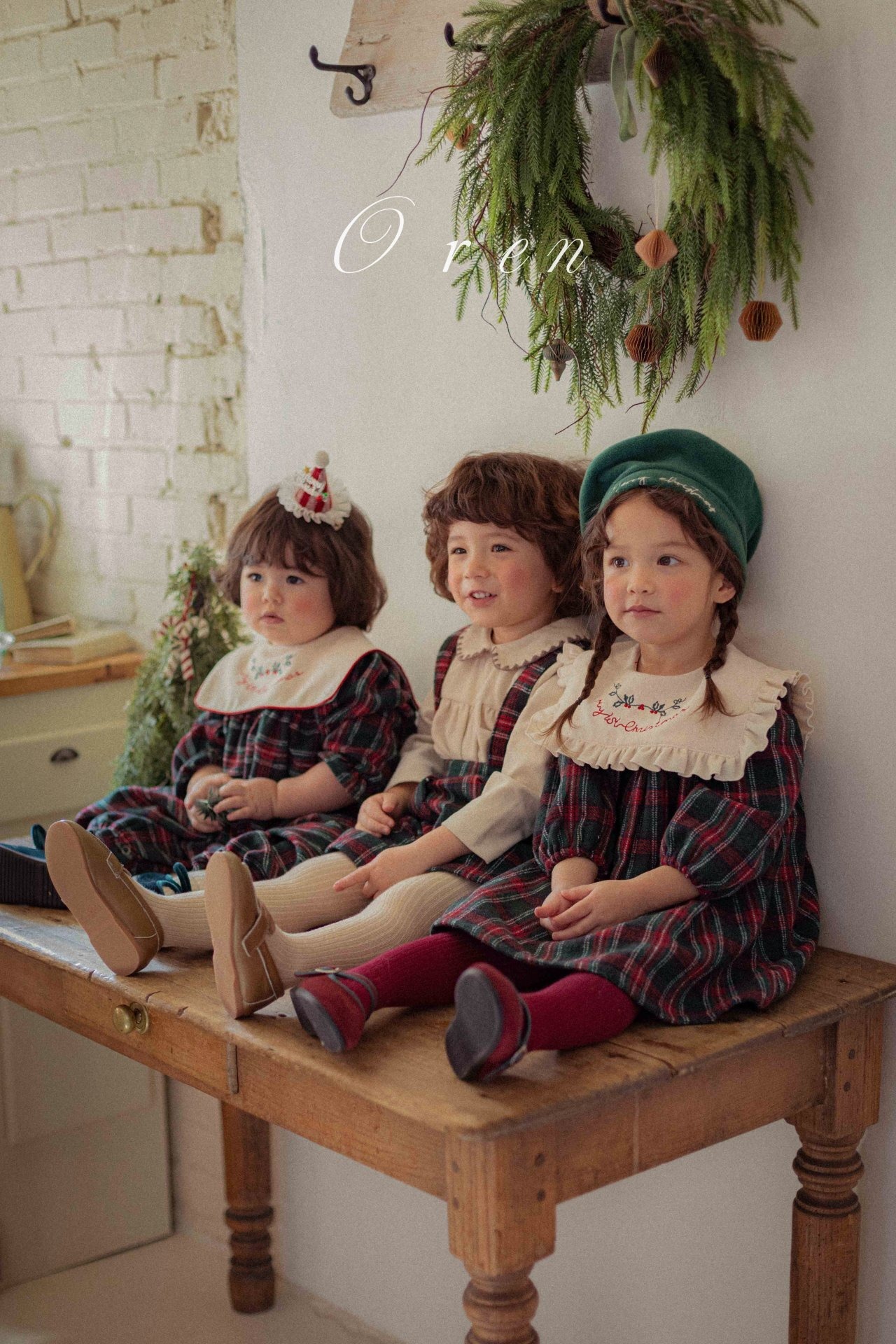 Oren X-mas［取寄］eve check onepiece