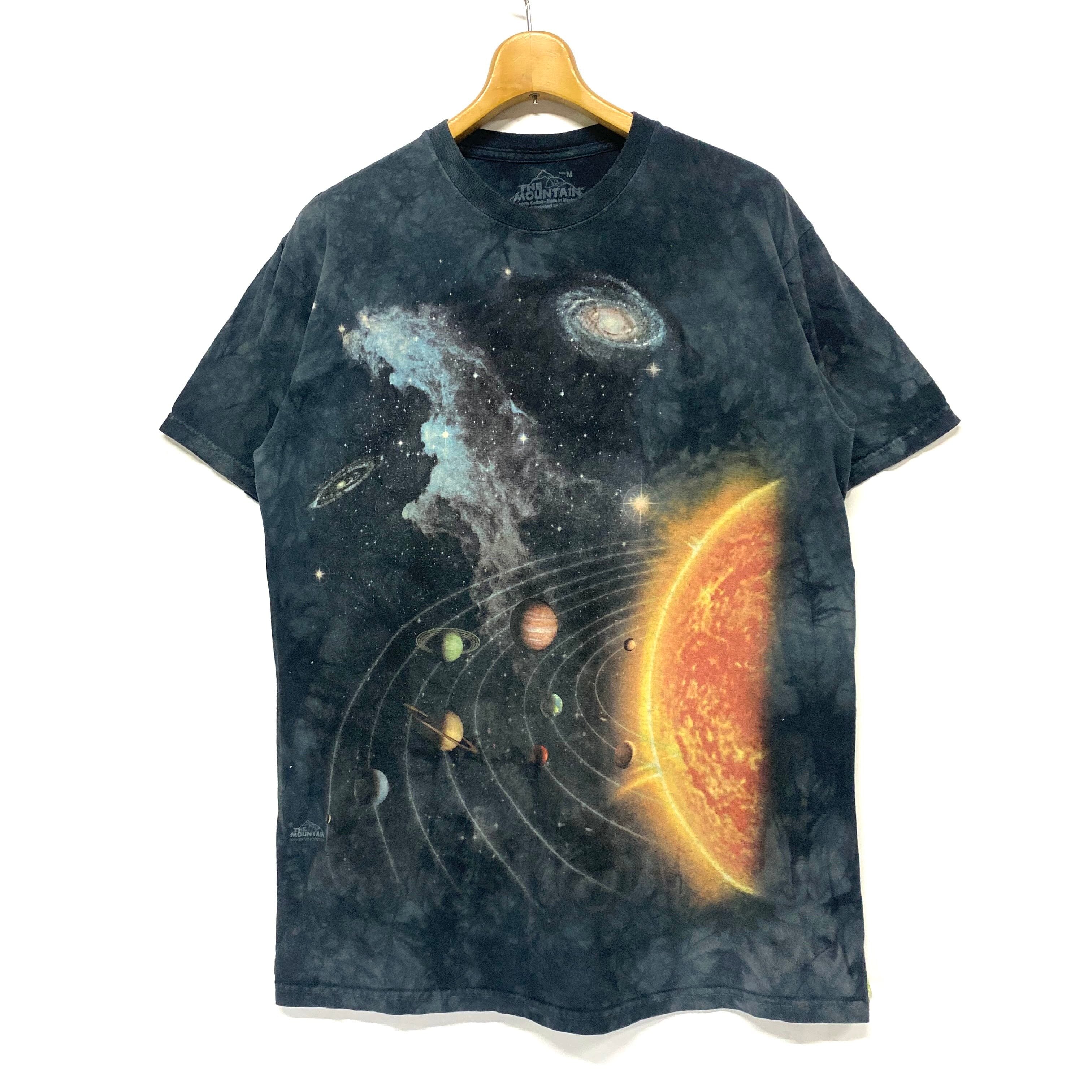 The Mountain タイダイ プリントtシャツ 宇宙柄 メンズm 古着 Tシャツ Cave 古着屋 公式 古着通販サイト