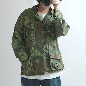 69s 米軍 USMC ジャングルファティーグ ミリタリー ジャケット MEDIUM SHORT 古着 used