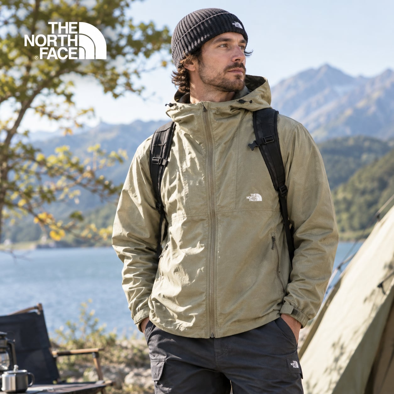 THE NORTH FACE ノースフェイス|はっ水軽量コンパクトジャケット|NP72530 メンズ クラシックカーキ