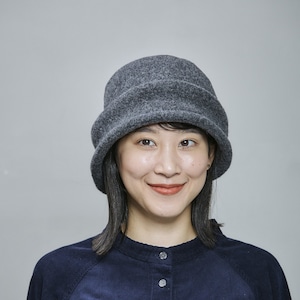 【2026AW】バスク折返しシャロット|オフホワイト/ベージュ/グレイ/ワイン Basque Fold-Over Charlotte Hat