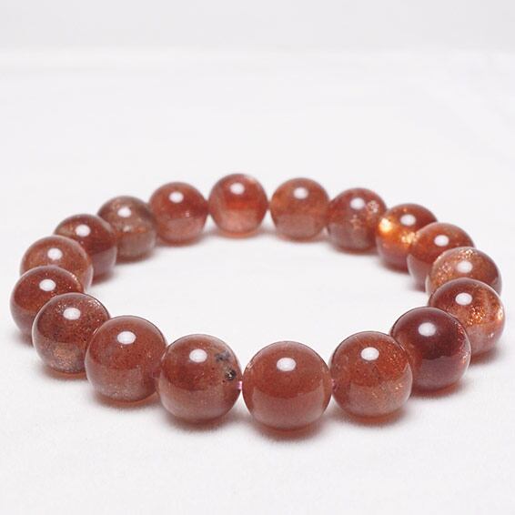 ストロベリークォーツ 苺水晶 ブレスレット 11mm おまかせ便 111-9774