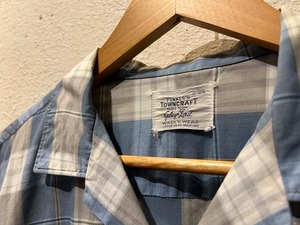 60's〜 TOWN CRAFT open collar shirts