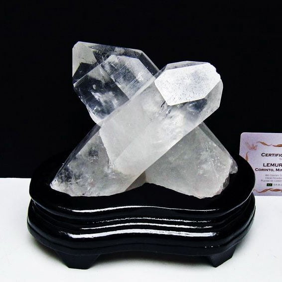 水晶 クラスター 原石 クォーツインクォーツ 台座付属 ブラジル ミナスジェライス州 コリント産 レムリアンシード 一点物 182-8083