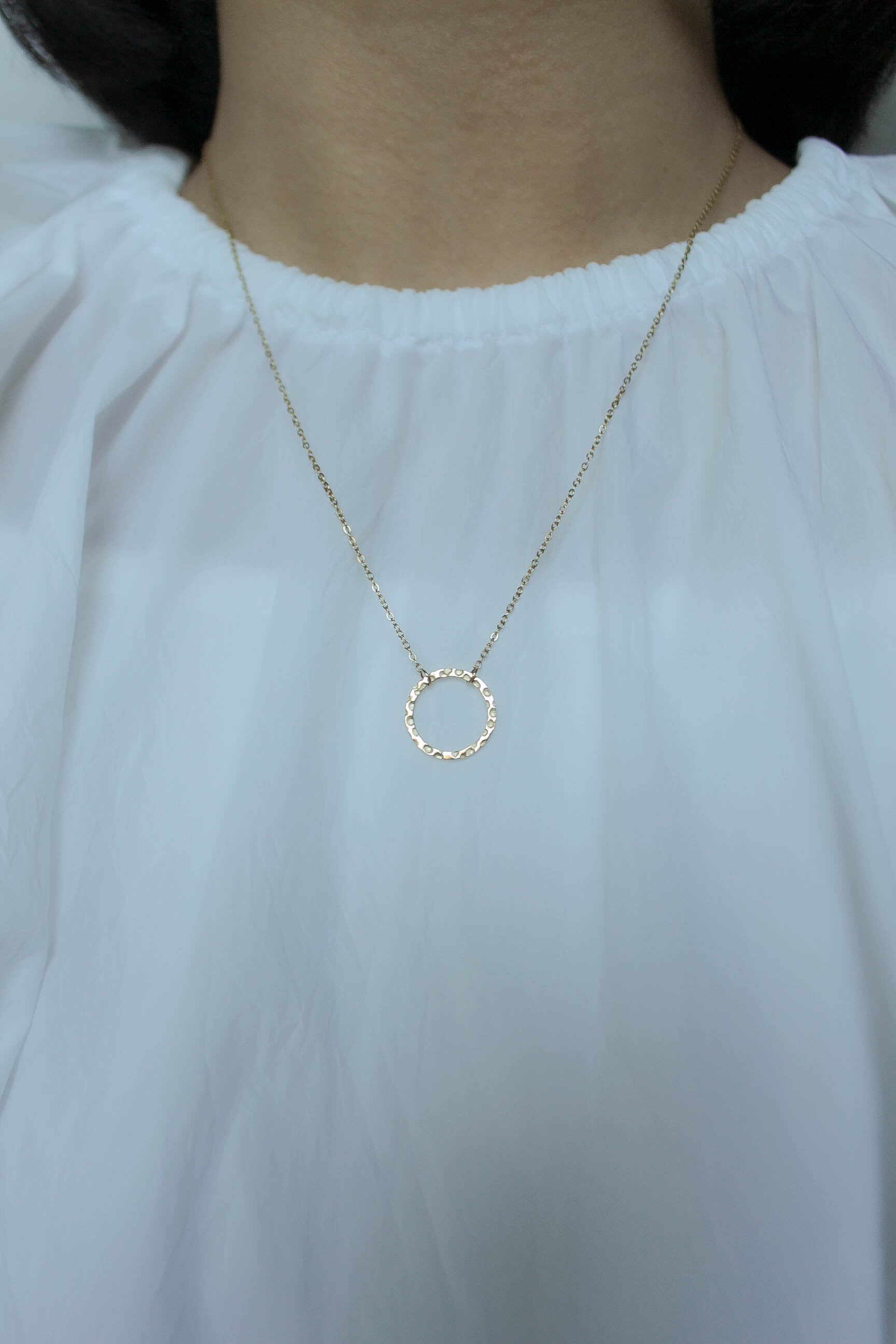 Anneau Motif Necklace | 金属アレルギー対応のアクセサリー ebine
