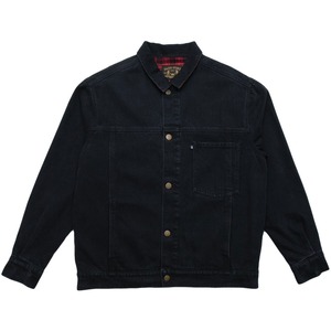 PASS PORT / WORKERS CLUB LINED DENIM JACKET BLACK