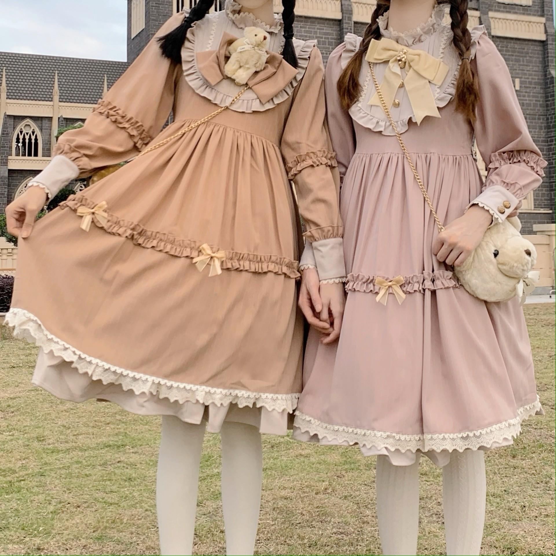 ロリータ ワンピース フリル Myurina フリルロリータワンピース ドレス フリルワンピース 量産型