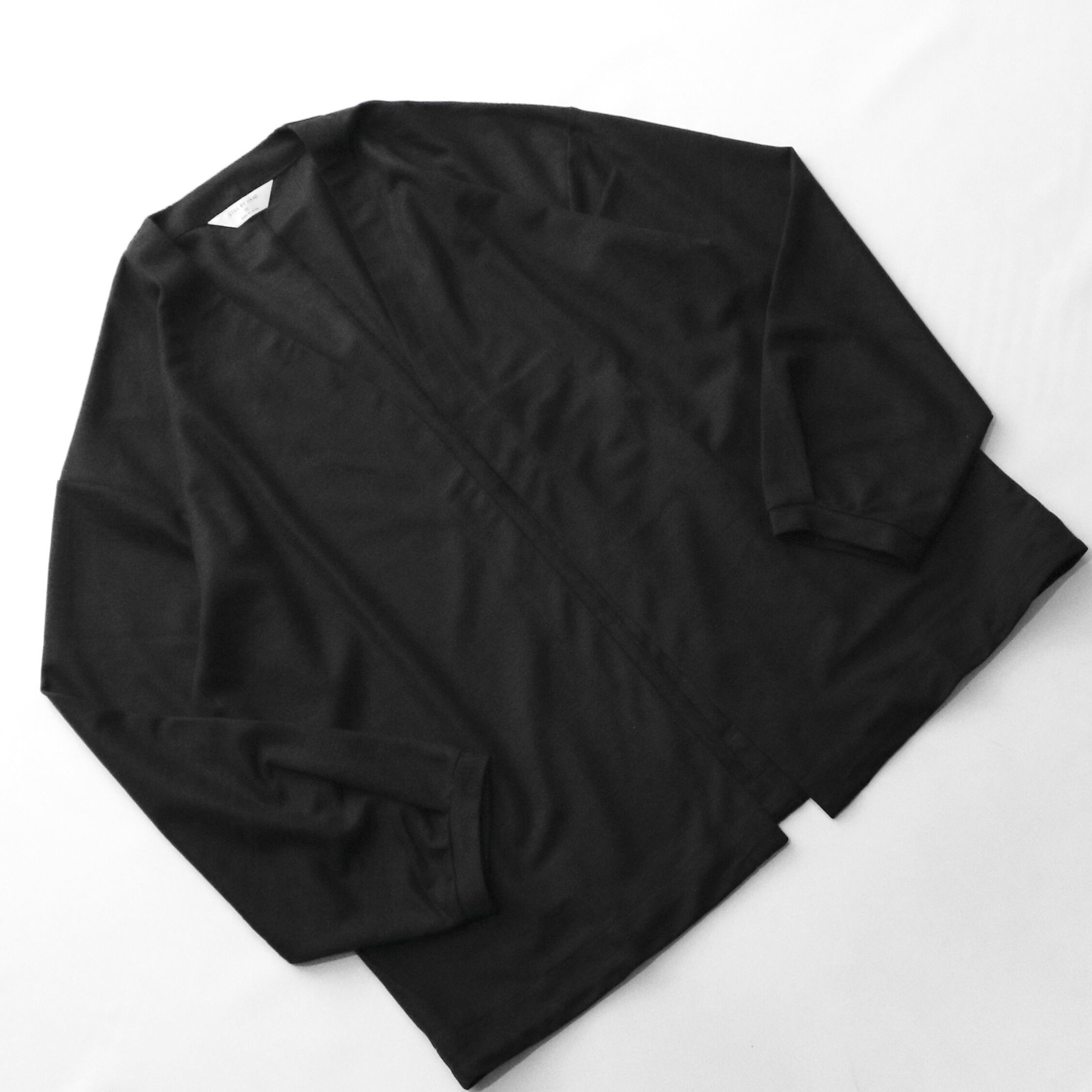 STILL BY HAND スティルバイハンド】RAMIE PIQUE BUTTONLESS CARDIGAN 