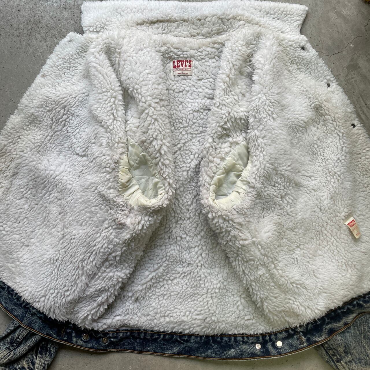 80年代 USA製 Levi's リーバイス デニムボアジャケット 70609-0227