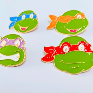 送料無料！ ★PINS / ピンズ★【 Teenage Mutant Ninja Turtles ( ティーンエイジ ミュータント ニンジャ タートルズ )】単品 〚アメリカン雑貨 アメトイ〛