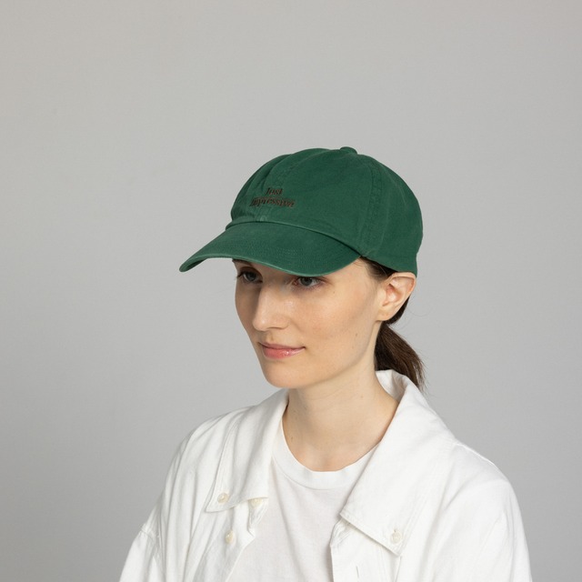 Nine Tailor(ナインテイラー) 26SS "Woodbury Cap" -Green-