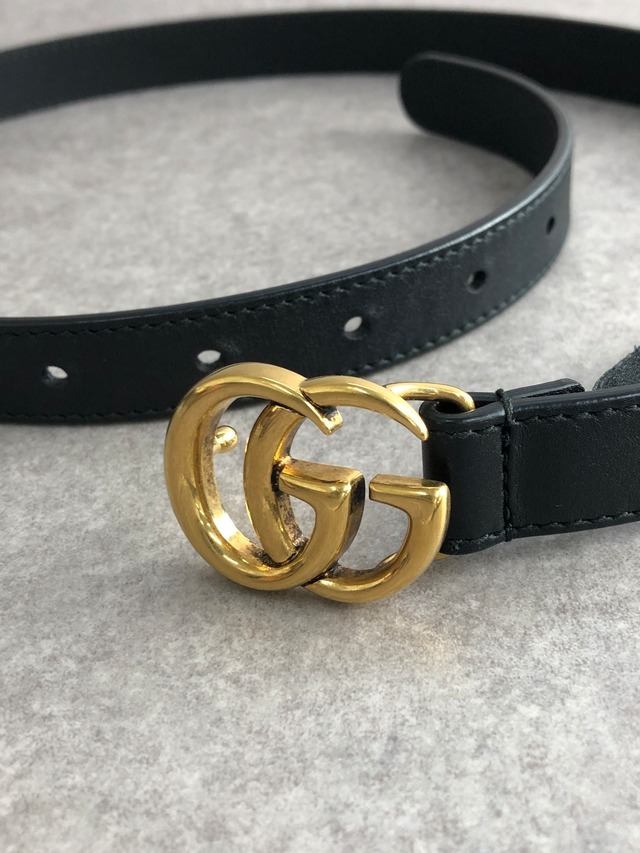 GUCCI グッチ ベルト ブラック マーモント レザー vintage ヴィンテージ オールド ktd3wk