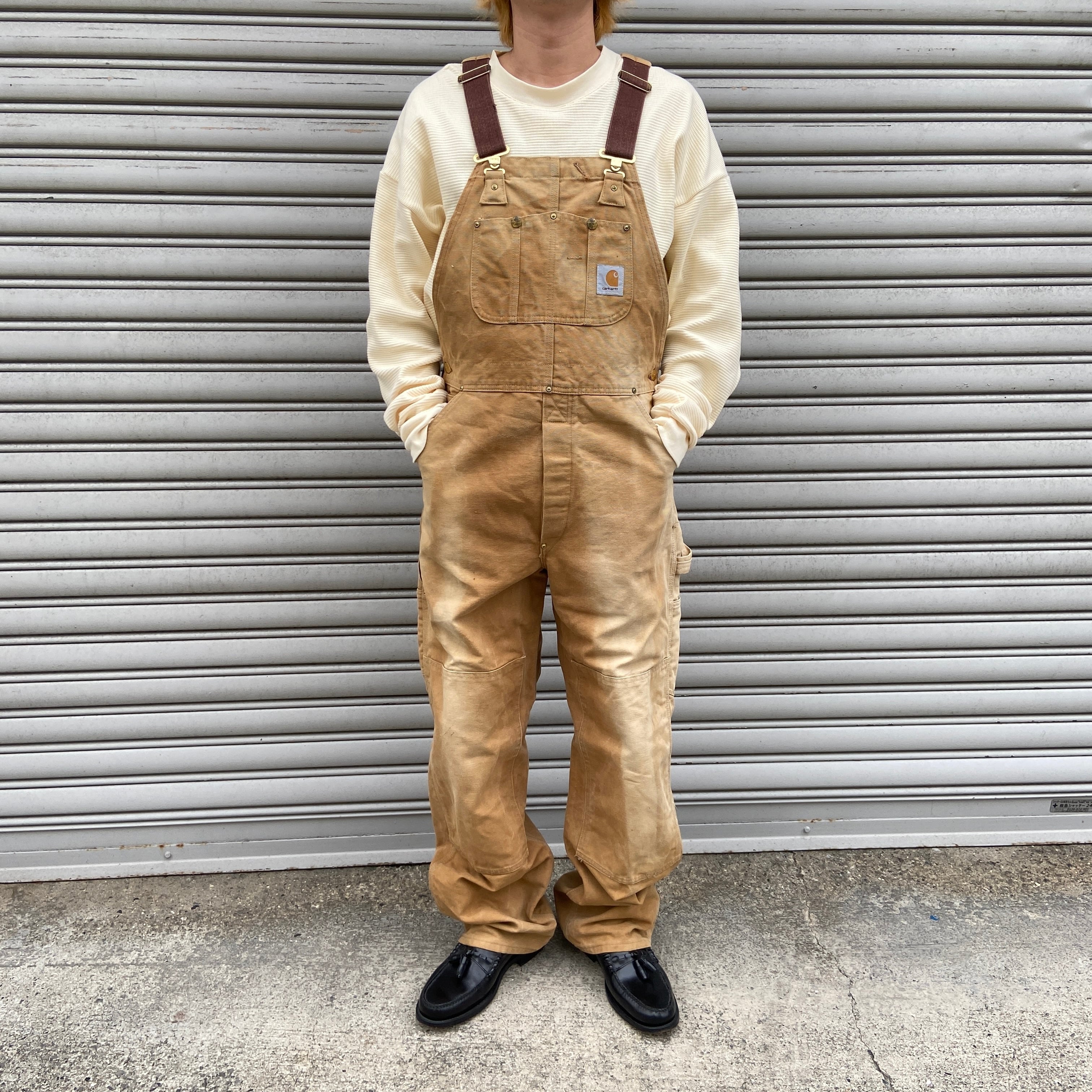 送料無料』希少 Carhartt 80s 100周年 ダック地ダブルニー