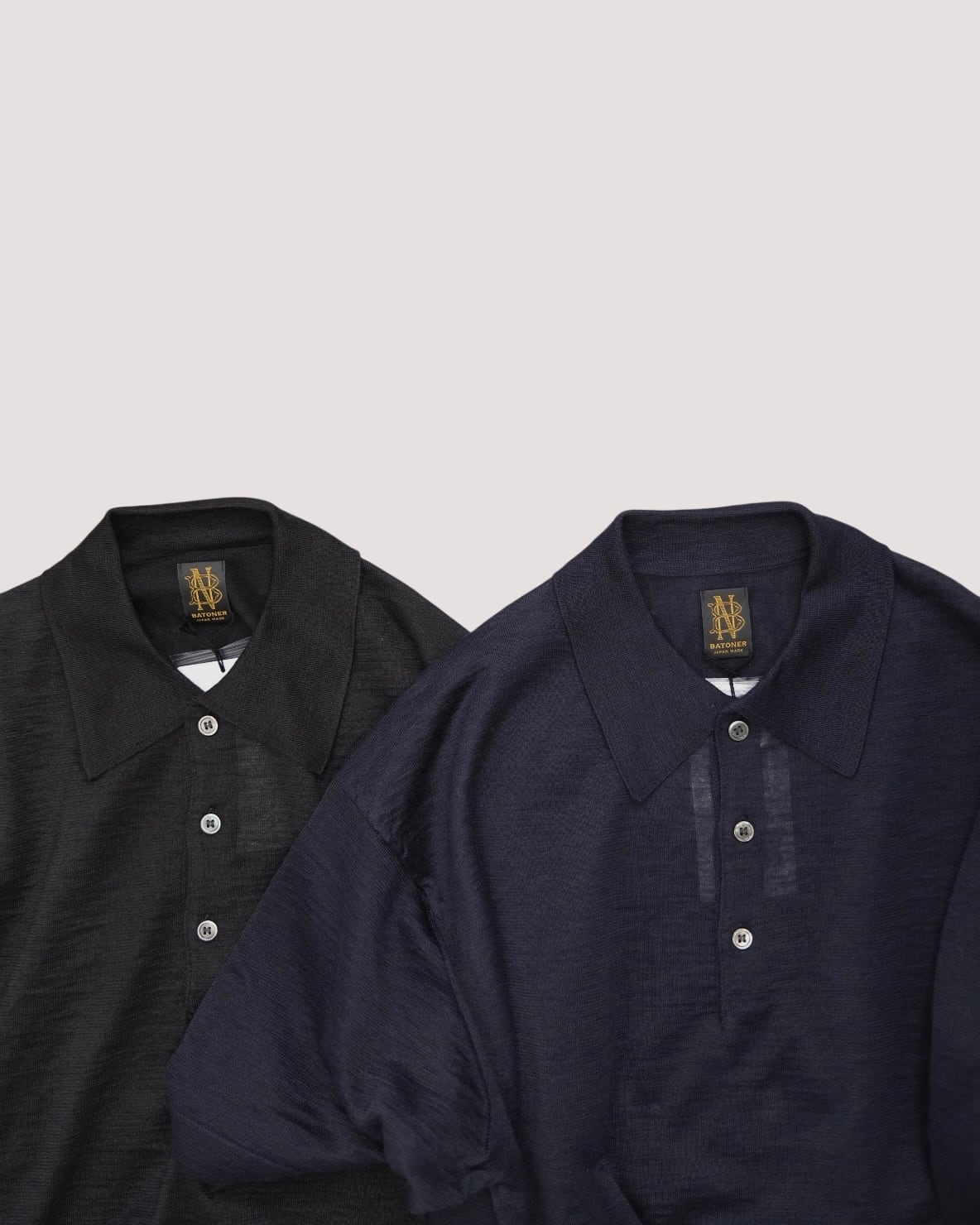 BATONER バトナー　ラミーポロシャツ BATONER”CHOMA POLO SHORT SLEEVE” | Lapel online store