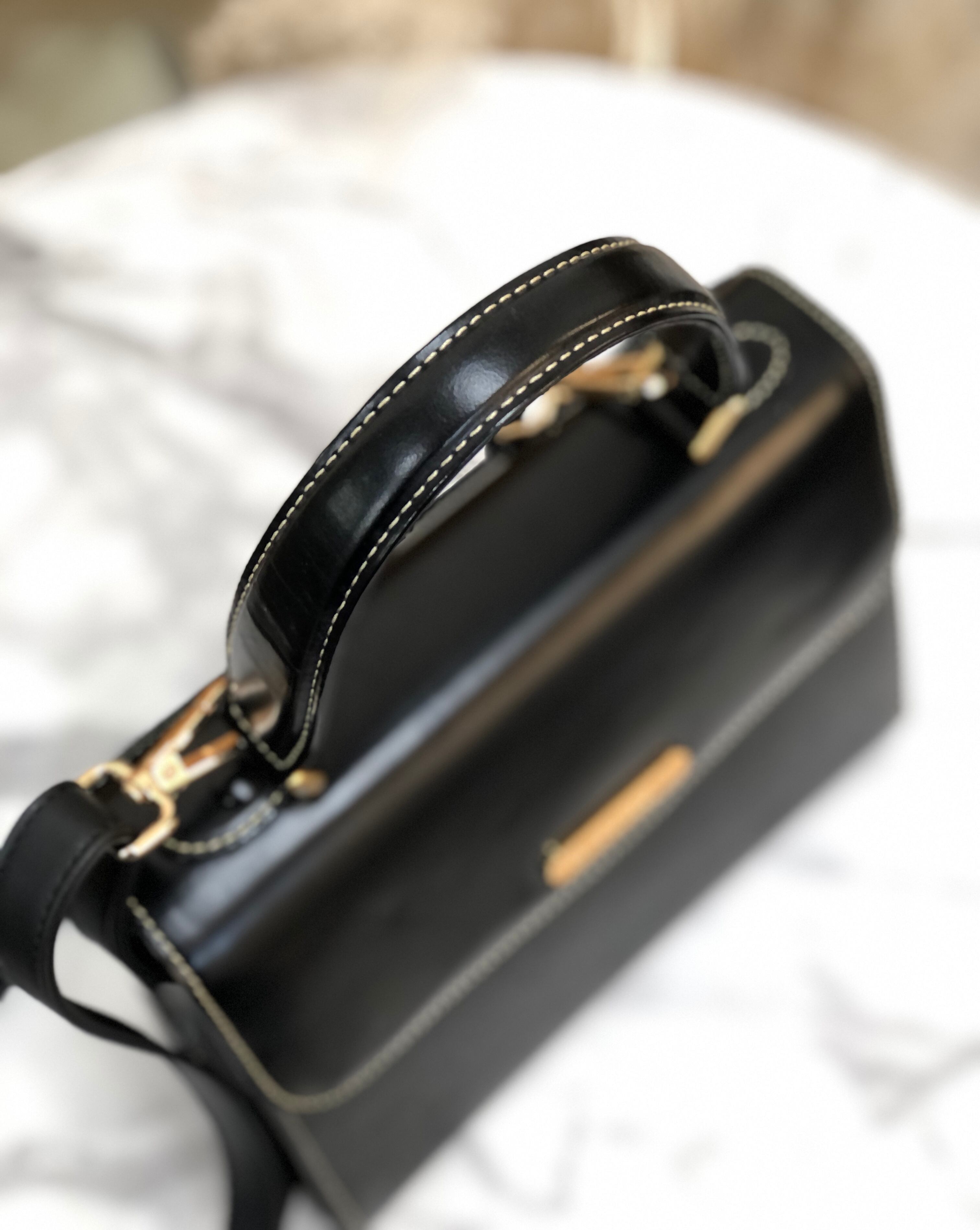 Burberrys バーバリーズ レザー ビジネスバッグ ブラック ヴィンテージ BURBERRY - バーバリー／BURBERRY バッグ ブリーフケース ビジネス