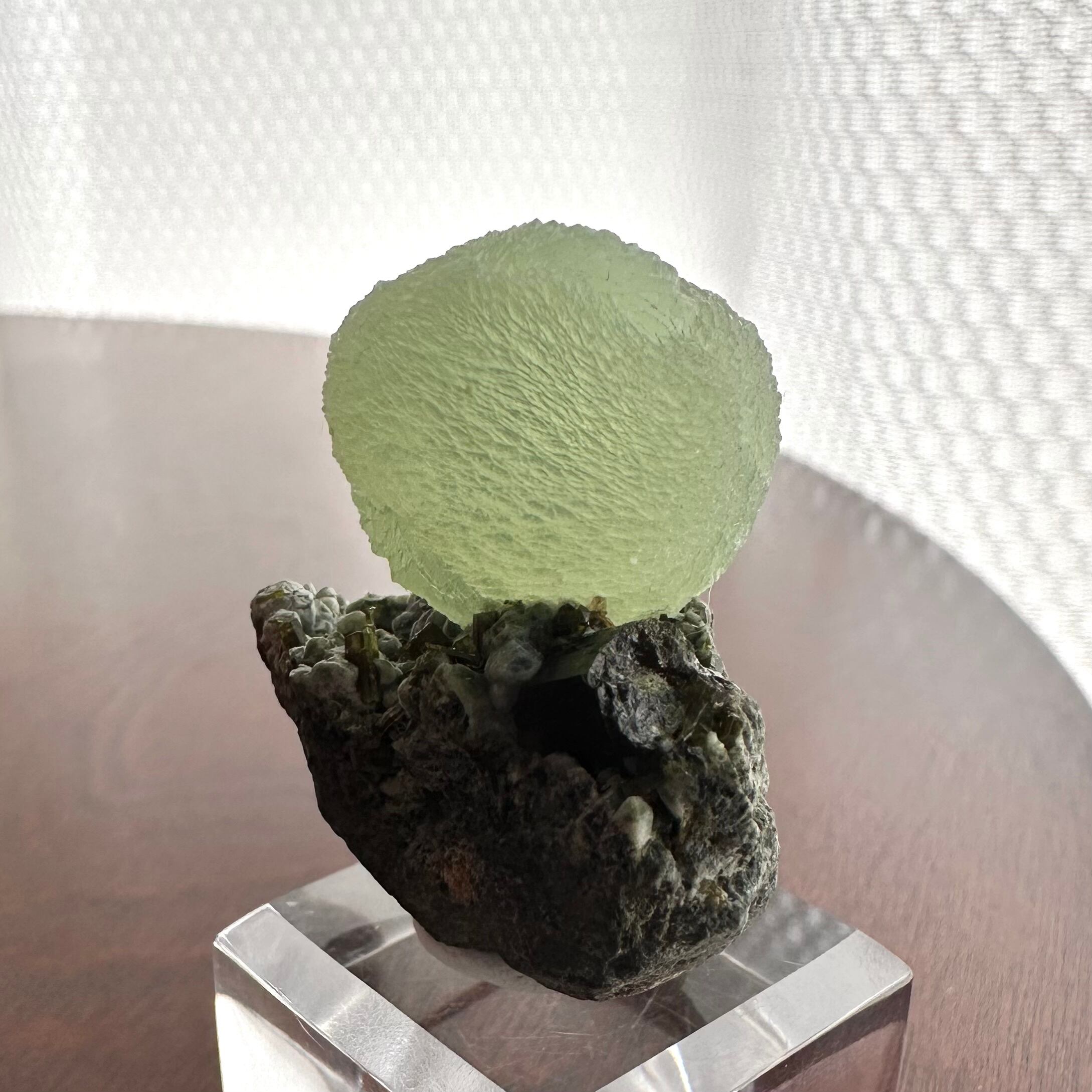 プレナイト / エピドート【Prehnite with Epidote】マリ共和国産