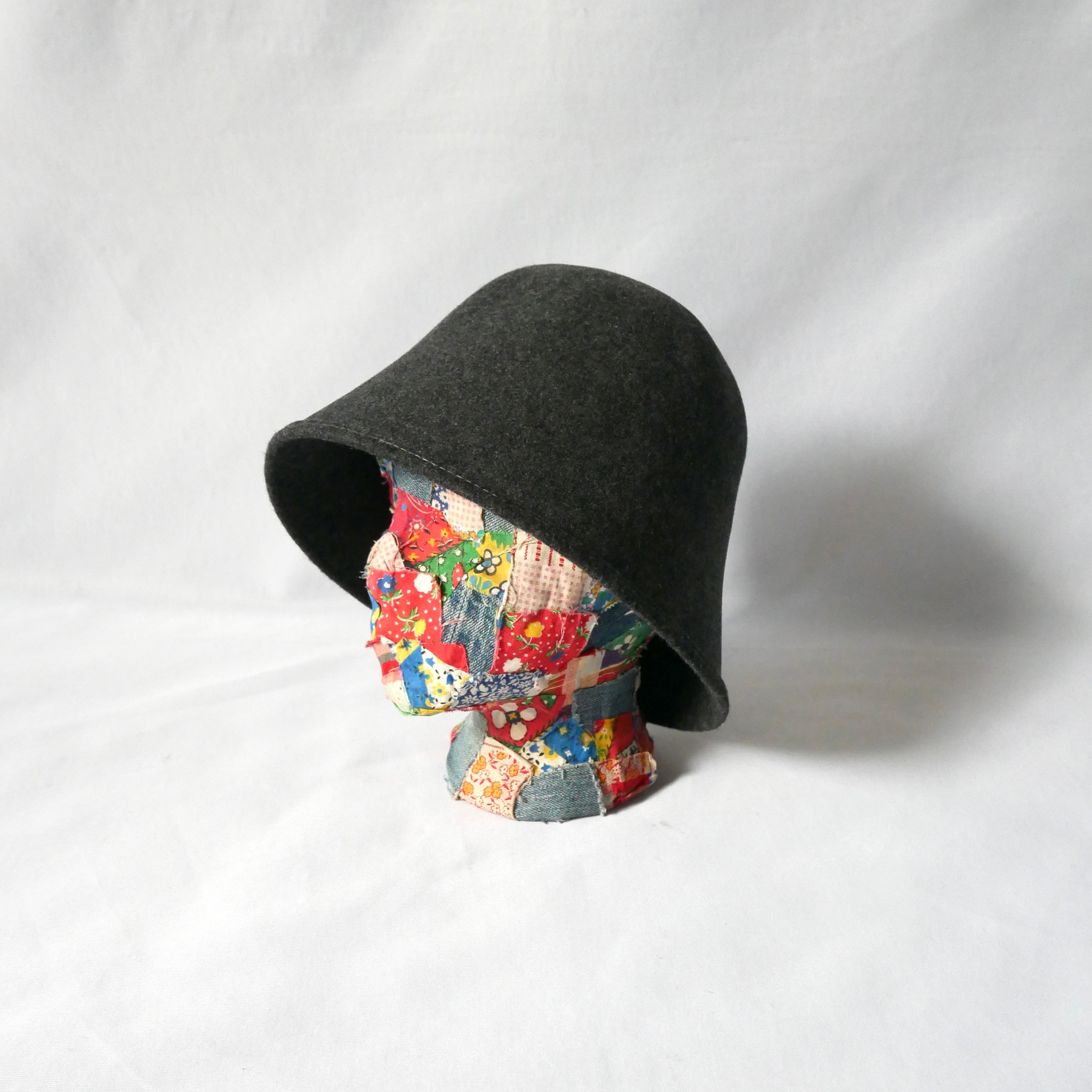 ペイント　ウールヴィンテージハット Madein USA NEWYORKHAT grey woolhat アメリカ製 ニューヨークハット