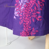 フラダンス 衣装 ワンピース ドレス パープル系 ハワイアンプリント アロハ フラ ダンス レッスン 練習 ノースリーブ フレアスカート フリル 華やか 鮮やか かわいい おしゃれ 上品 大人っぽい ピンク系 紫 ピンク 花柄 植物柄 フラダンス衣装 ハワイアン ドレス パーティー 夏祭り 大人用 レディース お出かけ 発表会 着心地 リゾートエレガント 刺繍 おしゃれ着 柄物 ビビッドカラー