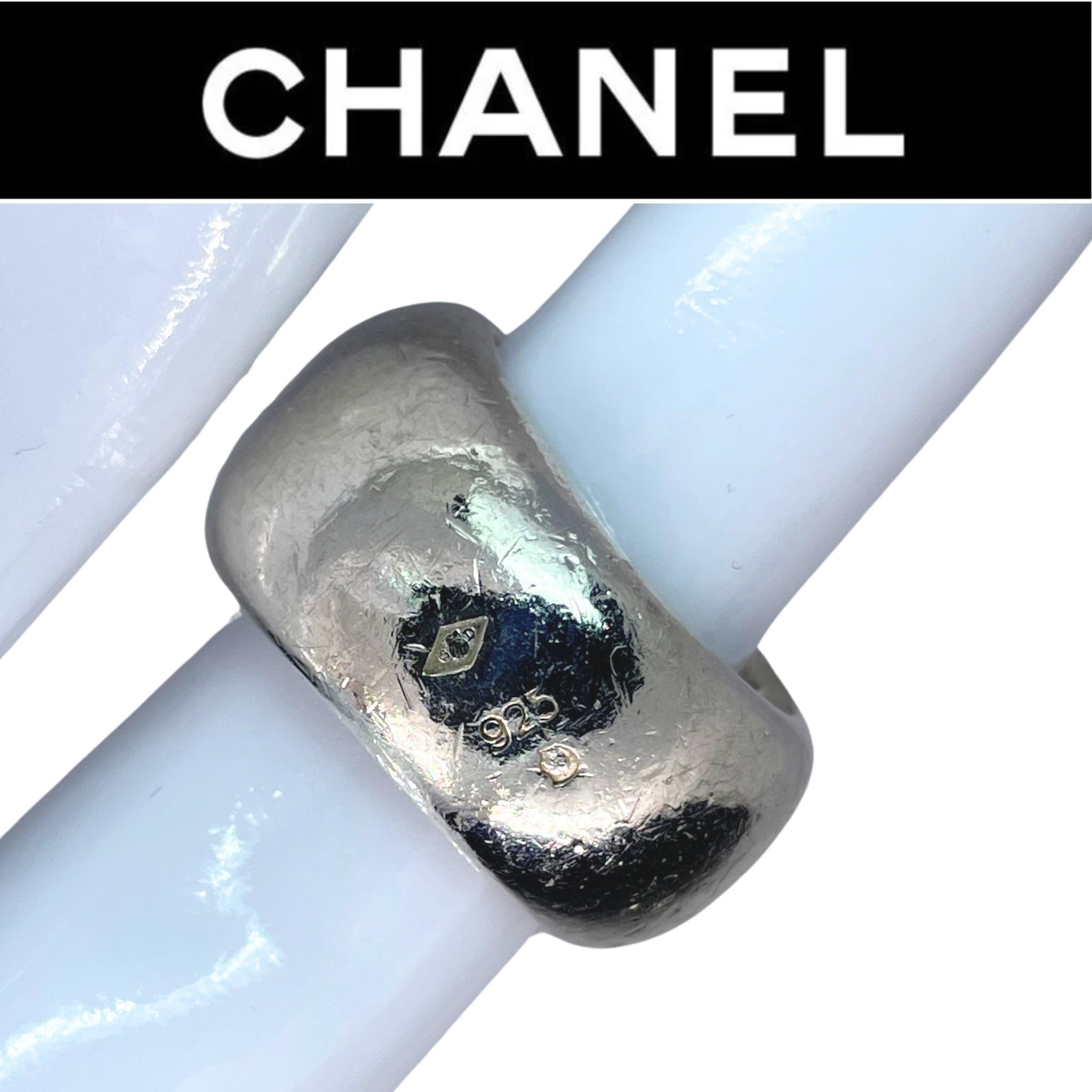 CHANEL シャネル リング 指輪 シルバー925リング 1.3㎜ レディース
