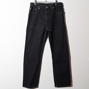 美品 34×30 505-0260 00年 サルファーブラックデニムパンツ Levi’s リーバイス 黒
