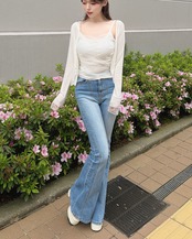 Rosy Flare Denim