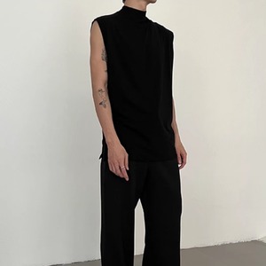 モダンシンプルテーパードパンツ　0798