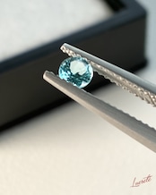 Natural Apatite 0.30ct Round Cut Loose Gemstone 天然アパタイト 0.30ct ラウンドカット ルース【LE-0081】
