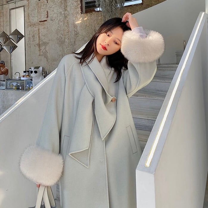 高級ファーコート未使用　ＲＡＣＩＮＥ 婦人服　美品 安心の日本製